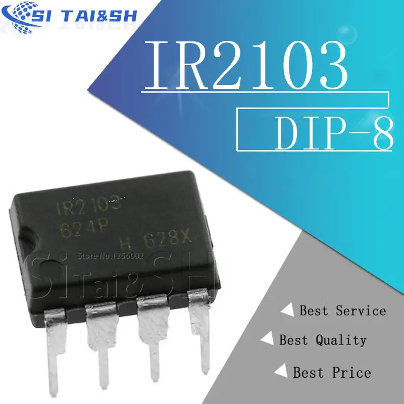 5pcs/lot IR2103 DIP-8 supply IC favorable 100%good HALF-BRIDGE DRIVER