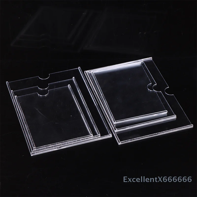 

Convenient Wall Mounted Clear Book, Magazine Holder, Acrylic Office File Card Slot compatible with 5/6/7in Papers