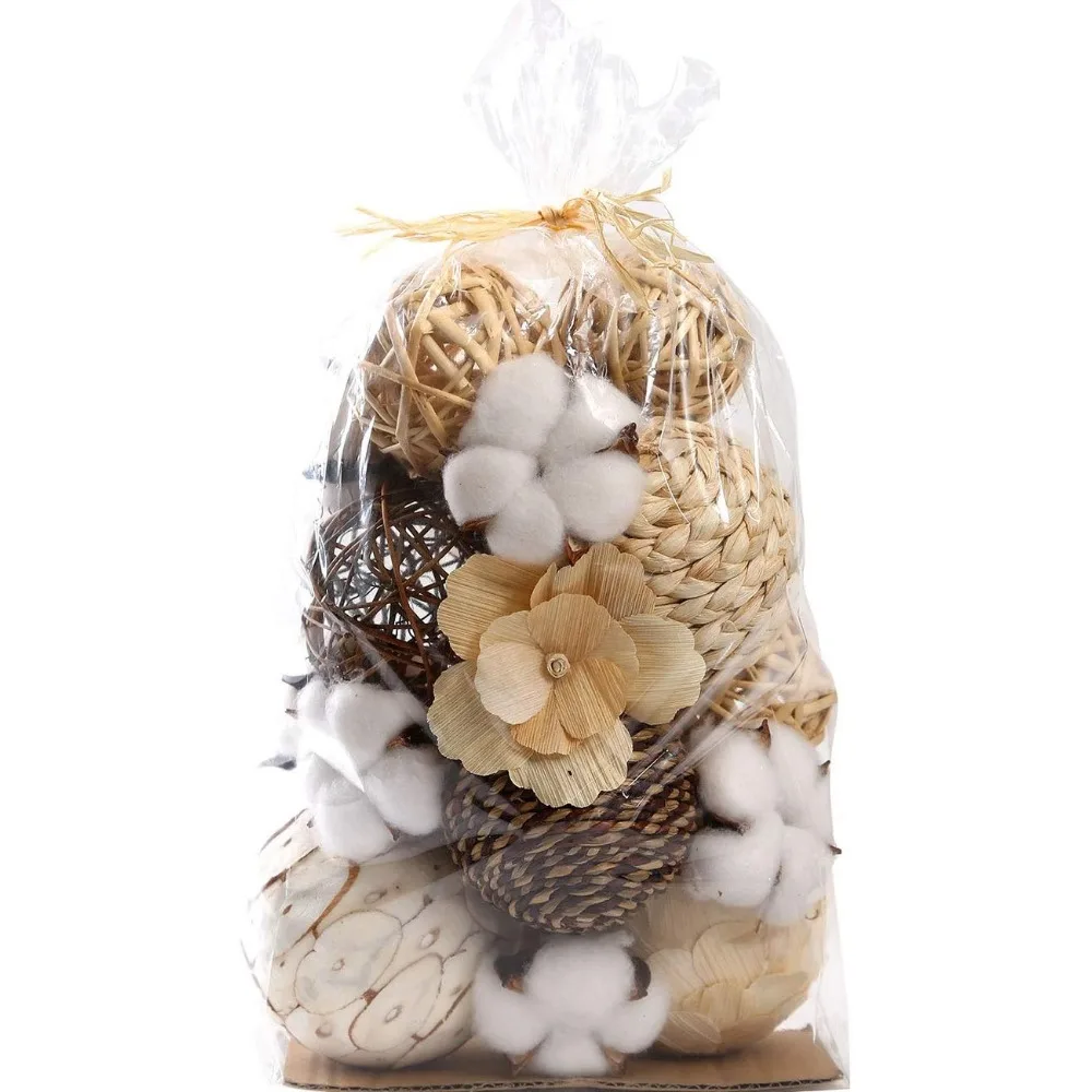 

Декоративные шары Ассорти Сферические ветки из ротанга Плетеные шары Хлопок для чаши и вазы Наполнитель Шарики Шары Заполнитель Centerpi