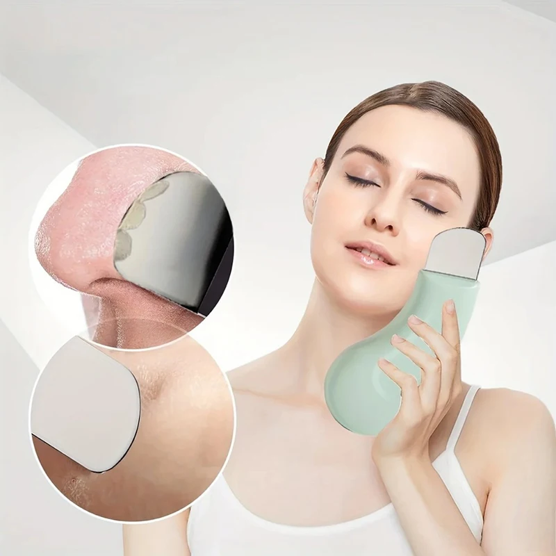 Couteau grattoir de nettoyage pour l'élimination des points noirs du nez pour nettoyer en profondeur l'acné et les points noirs