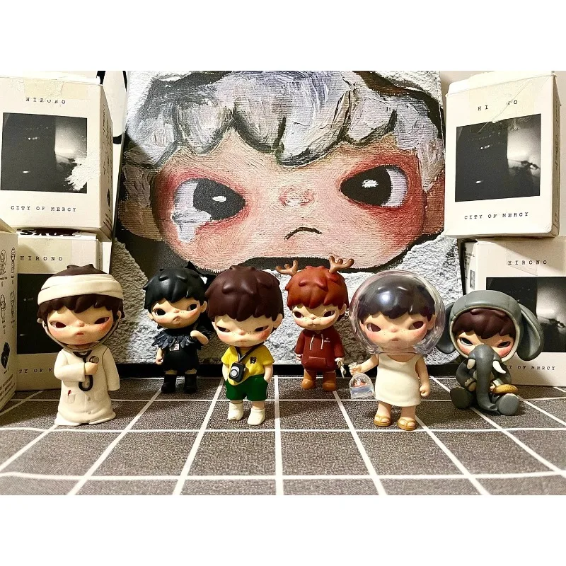 

POPMART HIRONO's City of Forgiveness Series Small Wild Blind Box Confirmed Edition Trendy Figurine Surprised Boxs Pop Mart