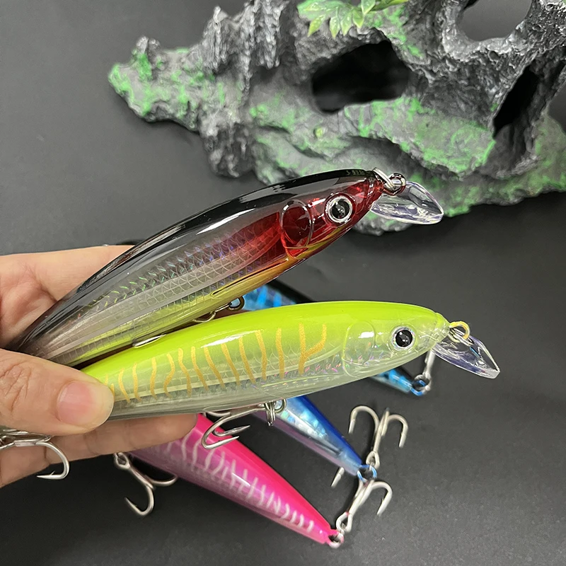 Umpan Pancing Minnow Besar 140 - Fishing Lure Jerkbait ulasan dan harga
