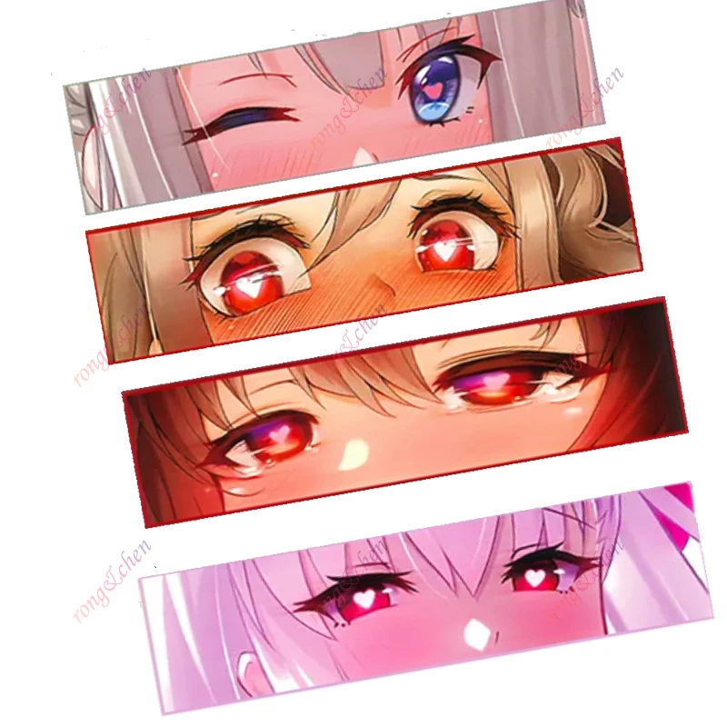 

Funny Car Sticker Anime Girl's Eyes for Car Motorcycle Racing Helmet Laptop Trunk Body Car Window Surfboard Waterproof PVC Decal