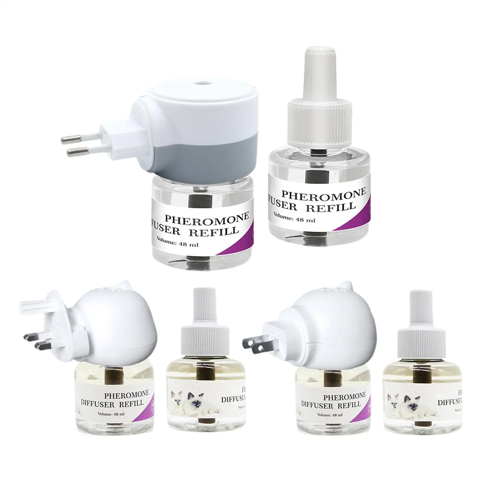 الحيوانات الأليفة فرمون الناشر لهدوء القطط طويلة الأمد القط فرمون الناشر هادئة الراحة لوازم الإجهاد المكونات للسفر هريرة