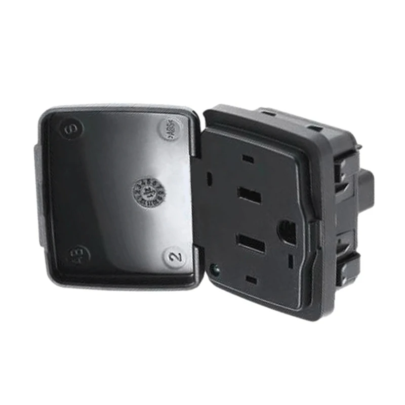 Center  Console Rear 110V  150W Electrical Power Outlet Compatible for 2011-2014 F150 F250 F350 F450 BC3Z19N236A