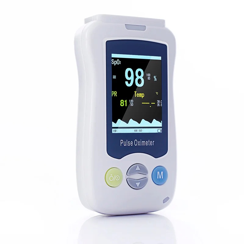 Pet Cat Dog SPO2 PR TEMP Handheld Animal Veterinary Pulse Oximeter Medical Vital Signs Monitor