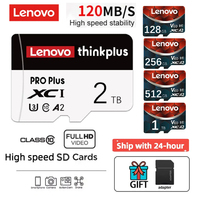 Lenovo 2TB Memory Card Micro Memory SD Card 128GB 256GB Class 10 UHS-1 V30 U3 4K MicroSDXC Max 200MB/s TF Trans Flash Mikro Card