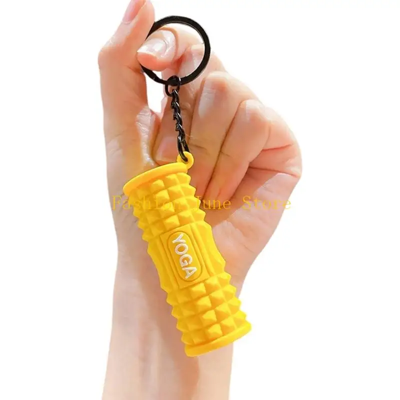 N5KA Playful Mini Foam Roller Holder Stylish And Practical Pendant Daily Use