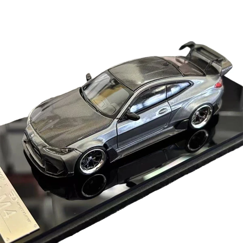 SW Diecast escala 1/64 BMW liga modelo carros BMW M4 jogar veículos brinquedos para meninos presente caixa original