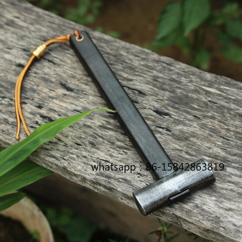 Small Steel Hammer Tool S55 High Carbon Steel Forging EDC Small Hammer