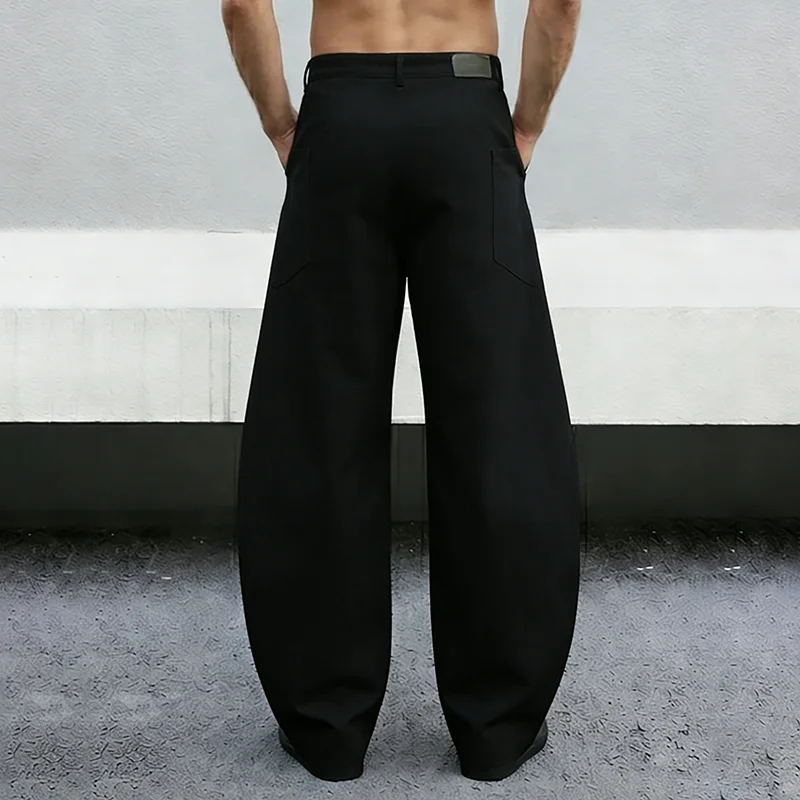 Men's Loose Straight Wide-Leg  - Street Fashion Korean 评论和价格