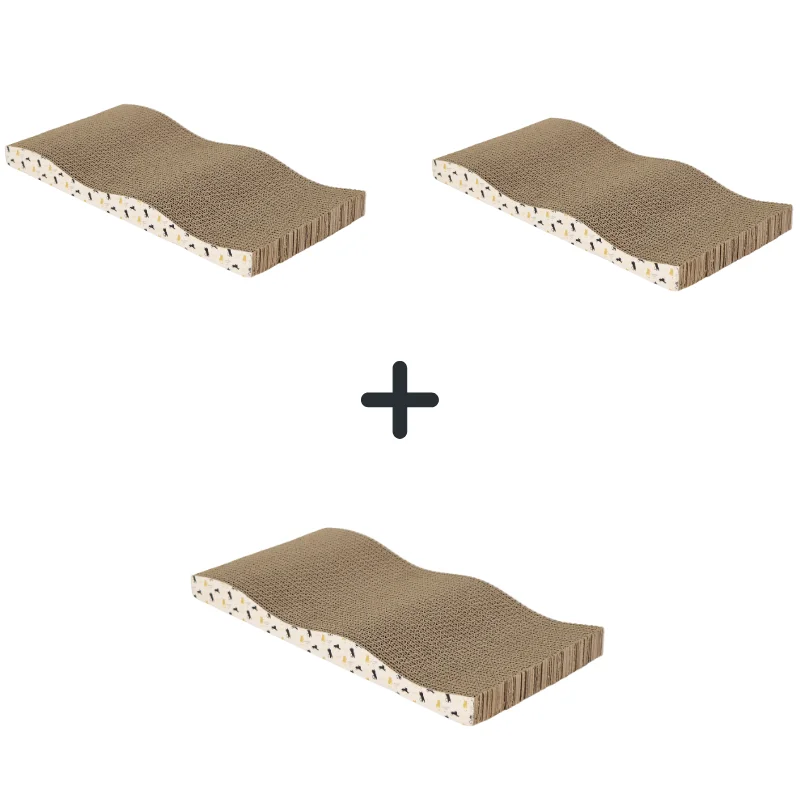 Kat Scratchers Kartonnen Kat Krabplank Duurzaam Grind Claws Golfpapier Huisdieren Bank voor Binnenkatten Kittens