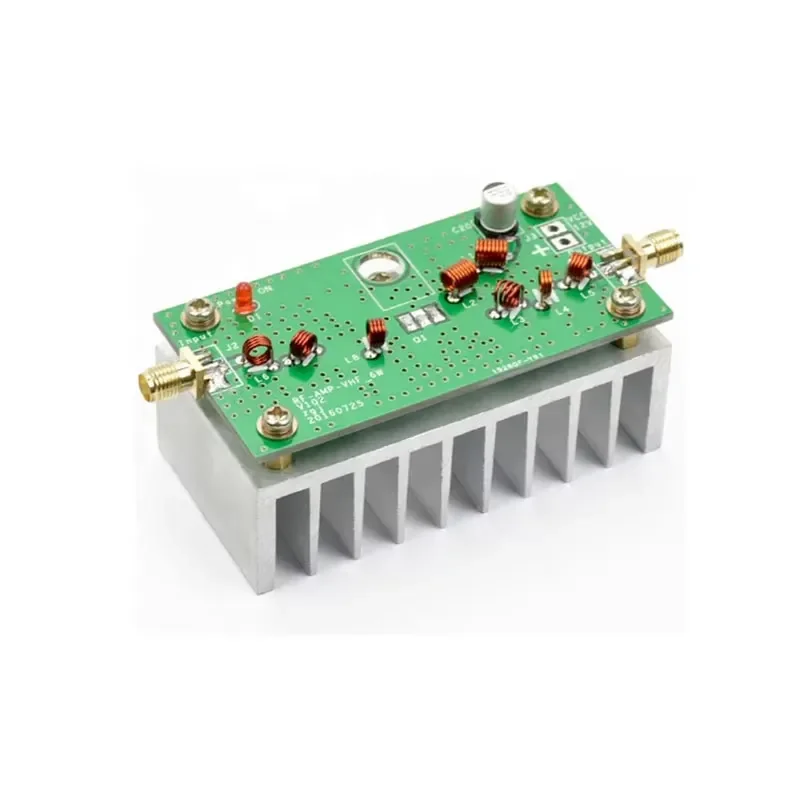 88-108MHZ 6W VHF Power Amplifier Complete Council FM Transmitter Radio Ham Heatsink