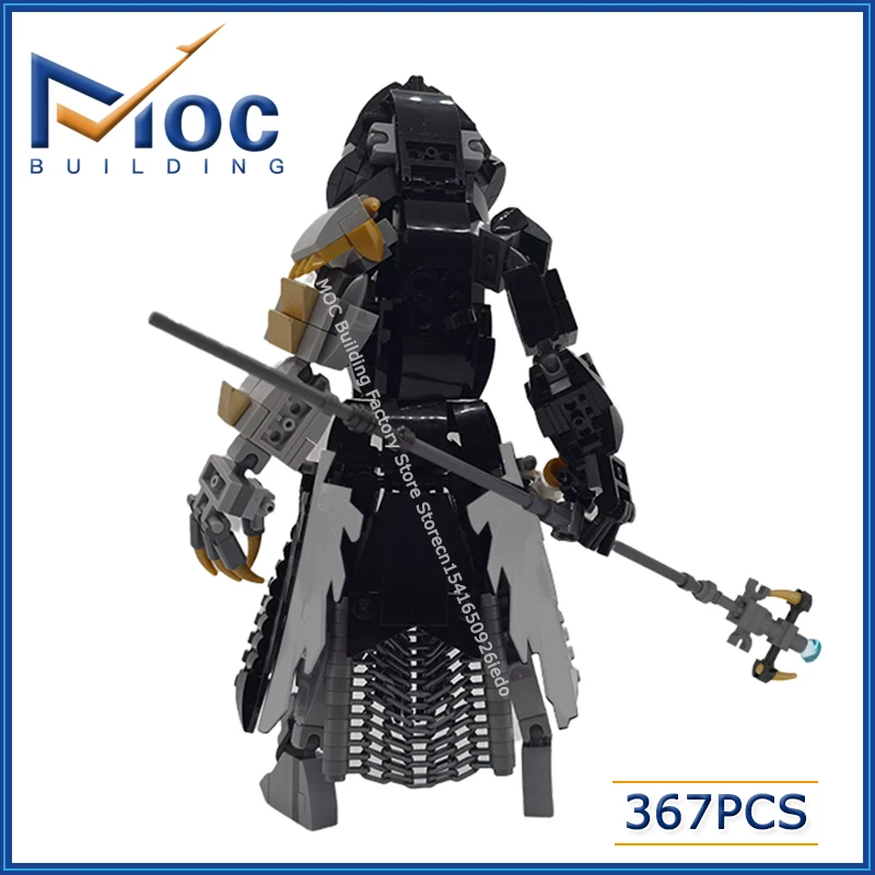 

Строительные блоки MOC, классический волшебный фильм, фигурка, модель робота, сделай сам, сборка кирпичей, коллекция игрушек, дисплей, рождественские подарки
