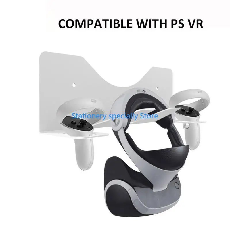 P0RB Stand Virtual Reality Headset en Controllers Holder Hook voor Oculus Quest 2 Holder Controller Mount
