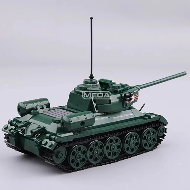 MOC WW2 ロシア軍事 T-38/45 主要戦車ビルディングブロックソビエト中戦車レンガモデル DIY 軍事趣味コレクションおもちゃ ﻿