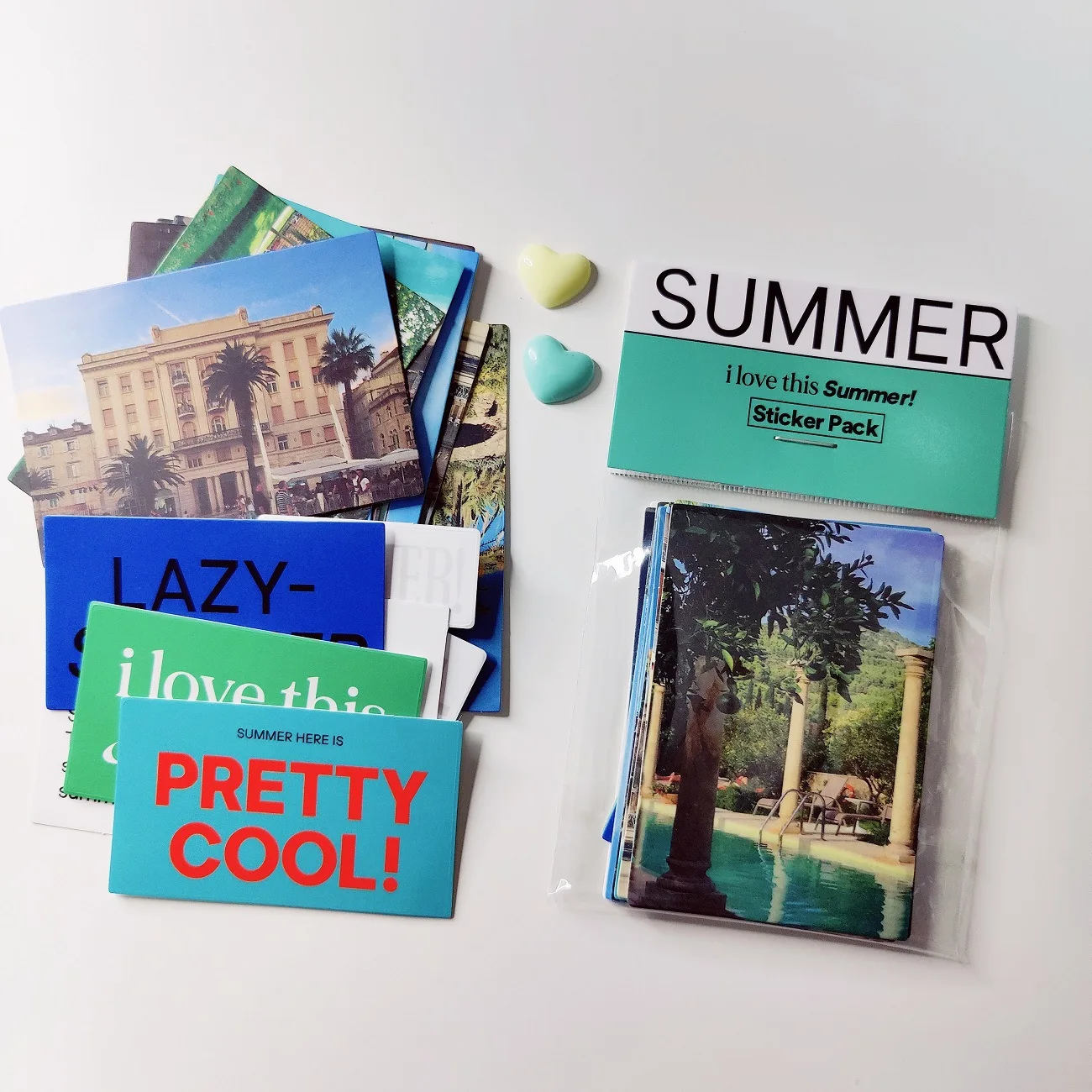 مجموعة ملصقات من قطعتين كورية للزينة من SKYSONIC ملصقات ورقية مواد تغليف مجلة قصاصات ديكور طقم لوازم