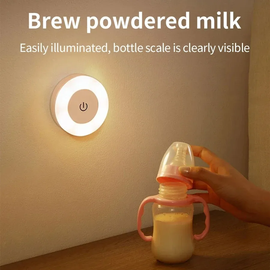 Illuminazione per armadio camera da letto Touch Control Luce notturna Cucina Frigorifero Luce per armadio a LED Luce per armadio alimentata tramite USB