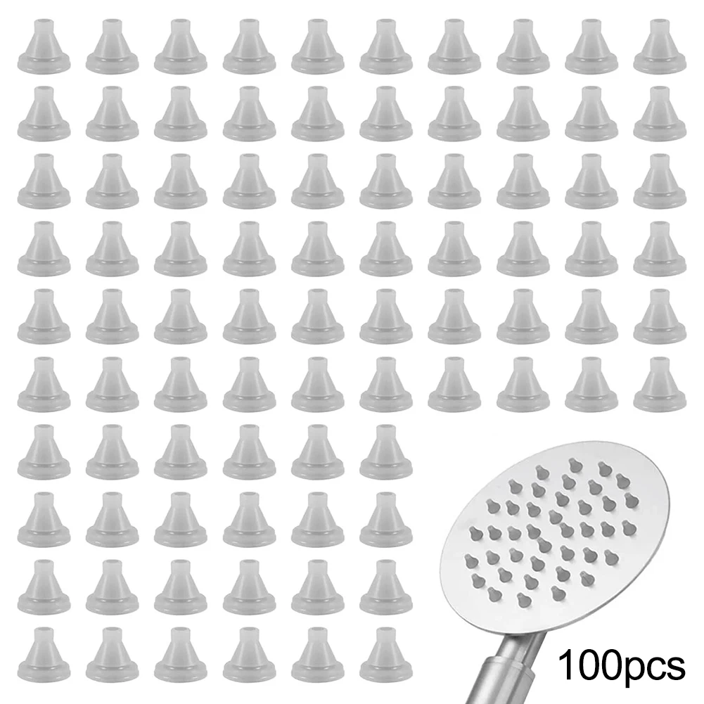 

100pcs Shower Head Nozzles Replacement Part Spray Silicone Water Outlet Shower Mounting Brackets Accessories Bathroom Parts