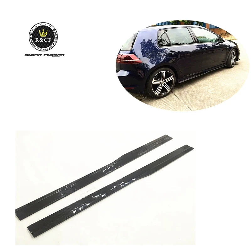 

RZA Style Carbon Fiber Side Skirts Body Kits for VW GOLF MK7R