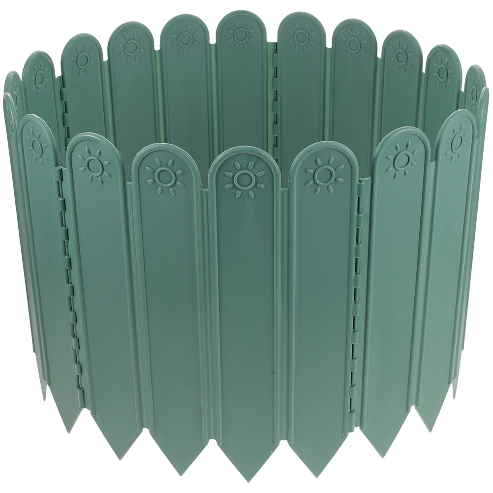 

Garden Fence Border Plastic Landscaping Edging Kit Durable Yard Dogs Lattice Patio Reusable Christmas Fences Small Courtyard