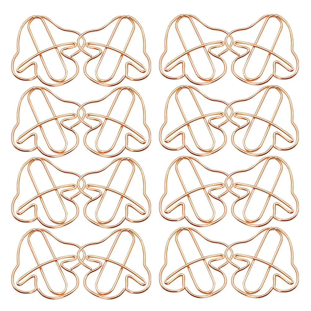 

30Pcs Mushroom Paper Clips Cute Decorative Clips for Office School Document Organizer Fun Novelty Desk Accessories
