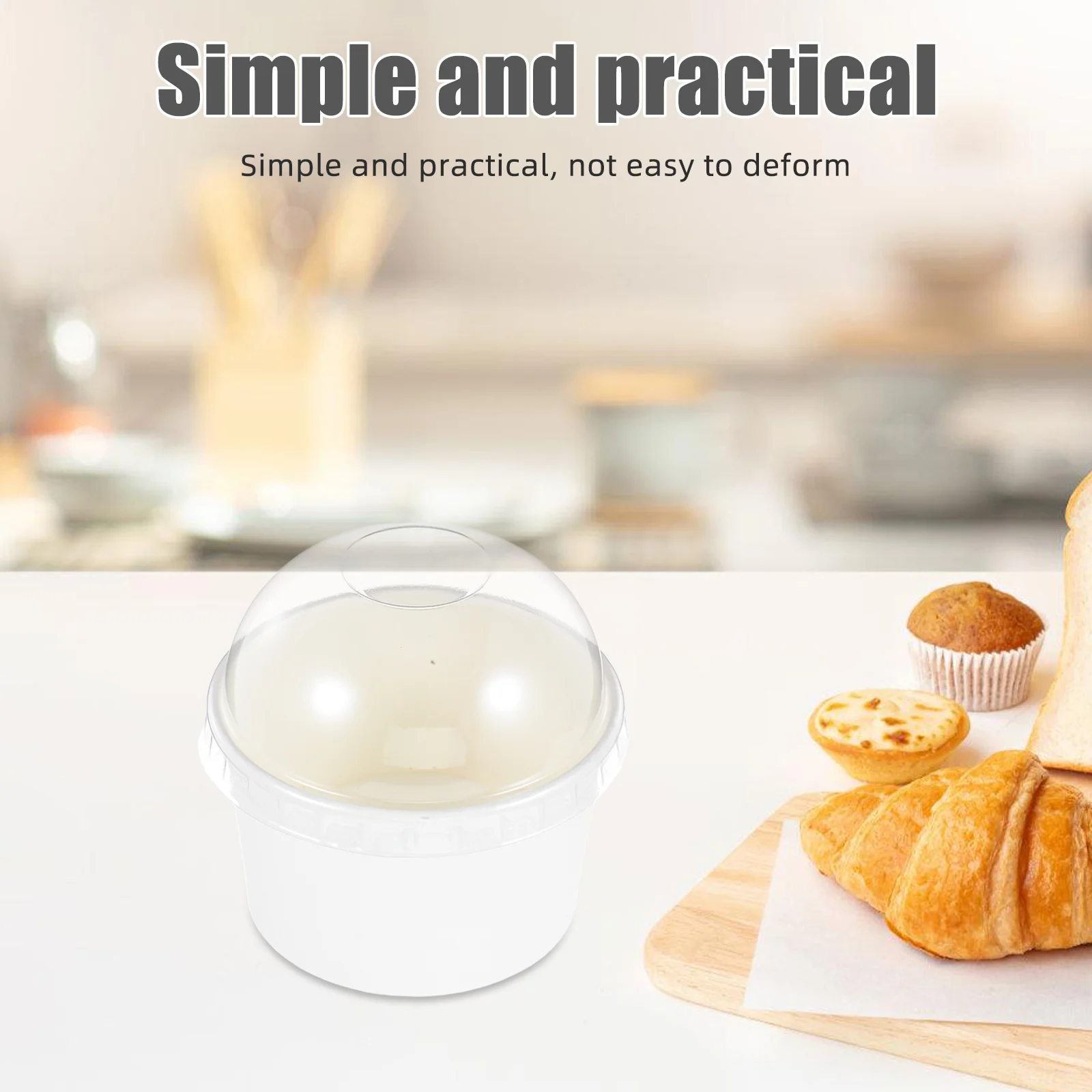 

10Sets Paper Baking Cups for Muffins Cupcakes Small Cakes Oven Safe Grease-Resistant Cupcake Cups Party Baking Supplies