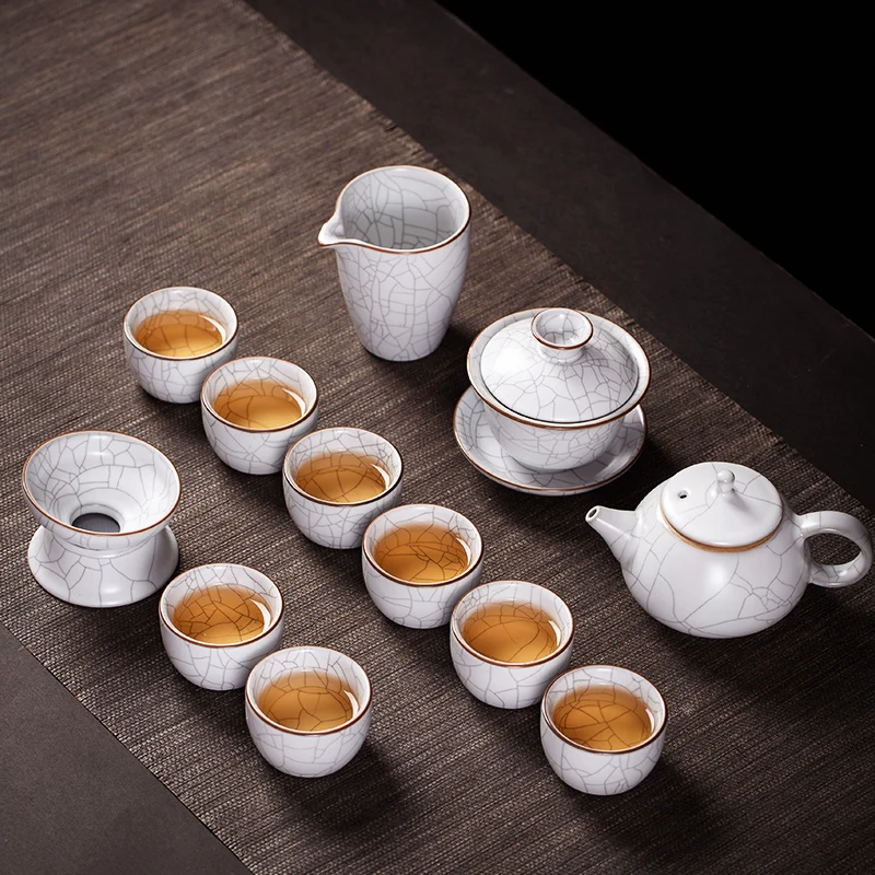 Portable Kungfu Tea Set Infuser 6 Persons Chinese Mug Teapot Tea Set Ceremony Mate Yerba Services Jogo De Xicaras Tableware Set