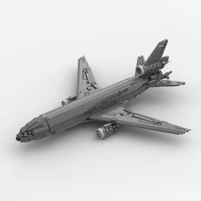 New 1839Pcs Famous Ariplane Series Moc Kc-10 Extender Model Custom Puzzles Technology Diy Assembly Kids Toys Boy Holiday Gifts