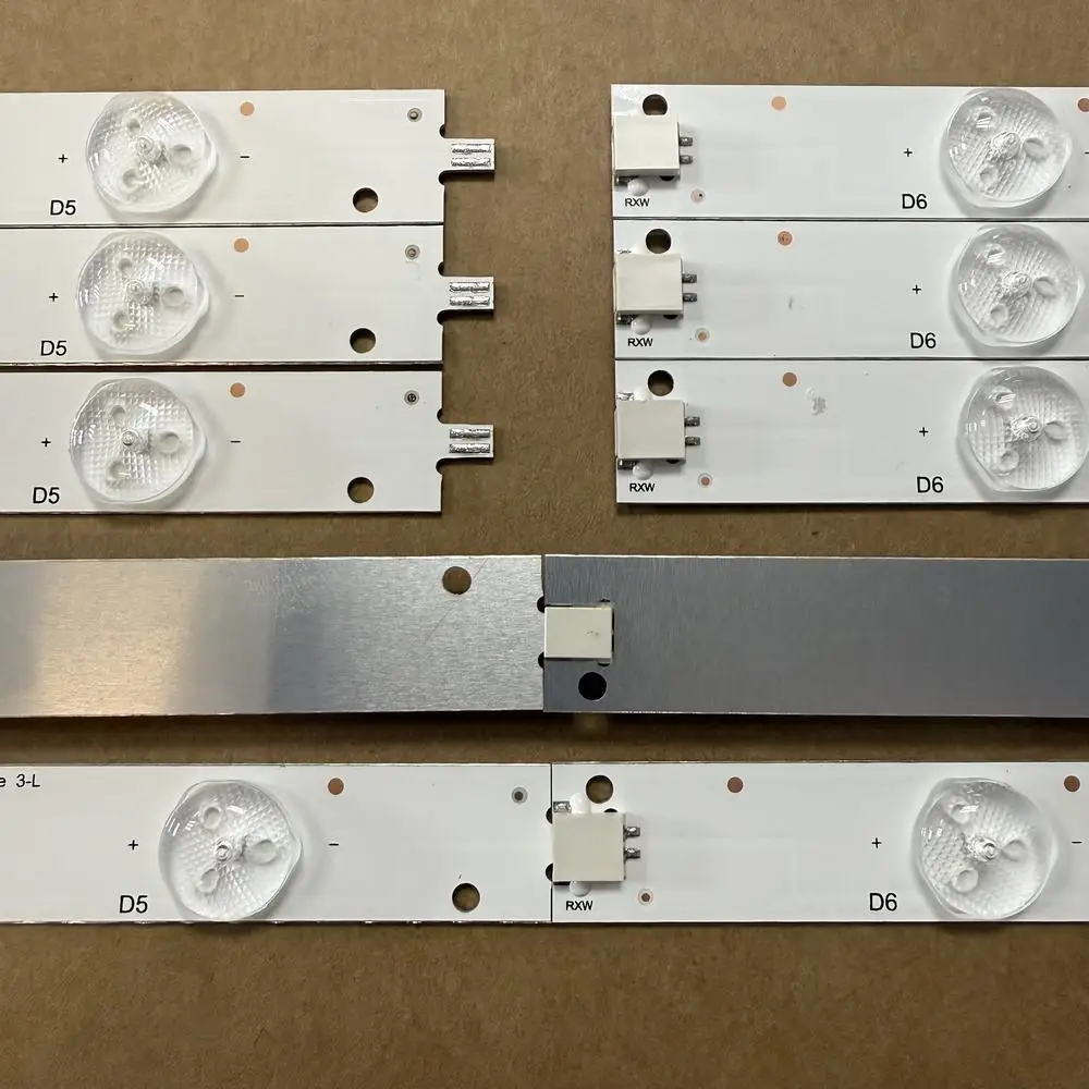 847mm LED Backlight Strip（5） 9LED For Panasonic TC-42AS610B TC-42AS610L TC-42AS610 131202-WS-420-500nit-Sample 3-L/R