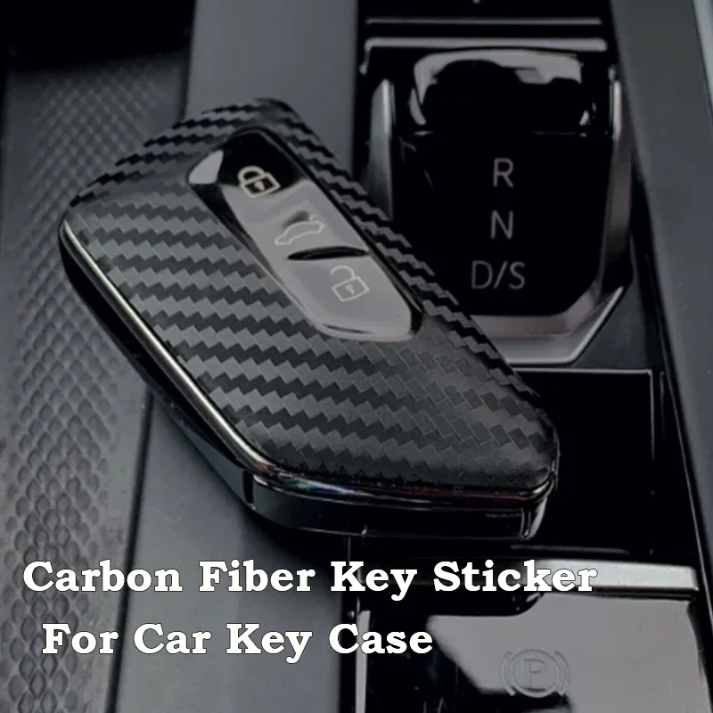 

ICAR Sticker Carbon Fiber Car Key Shell Case for VW Golf 8 Mk8 2020 for Skoda Octavia 4 8 A8 MK4 VAG Group 2021 Seat Accessories