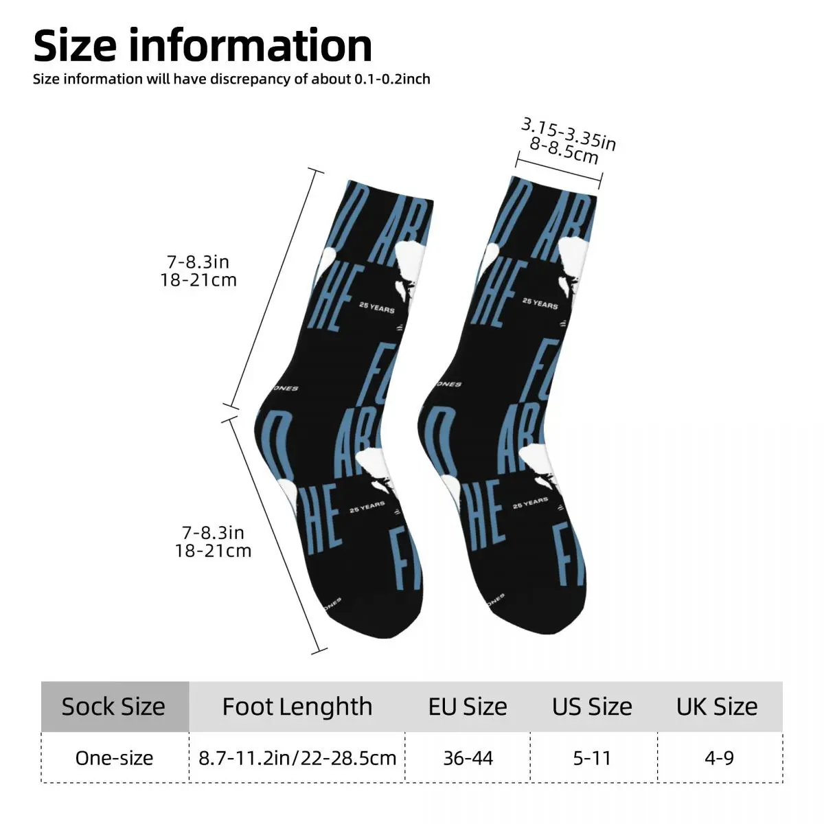 Calcetines Deftones para hombre, medias con estampado bonito y moderno, novedad de invierno, calcetines transpirables con patrón, calcetines antideslizantes para exteriores