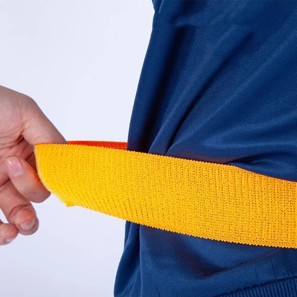 Adjustable Funny Game Toy Belt Bright Color Buckle Belt Tail Pulling Prop Waist Strap Chasing Ribbon Webbing