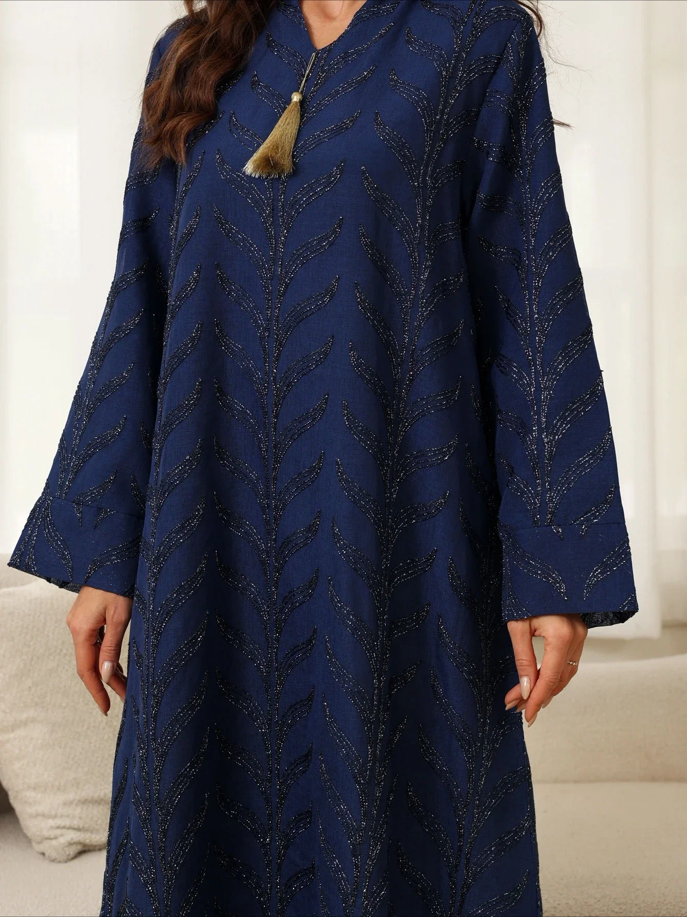 Eid broderie femmes Robe musulmane Abaya dubaï fête Caftan Jalabiya Ramadan robes robes Largos caftan arabe longue Robe 2025