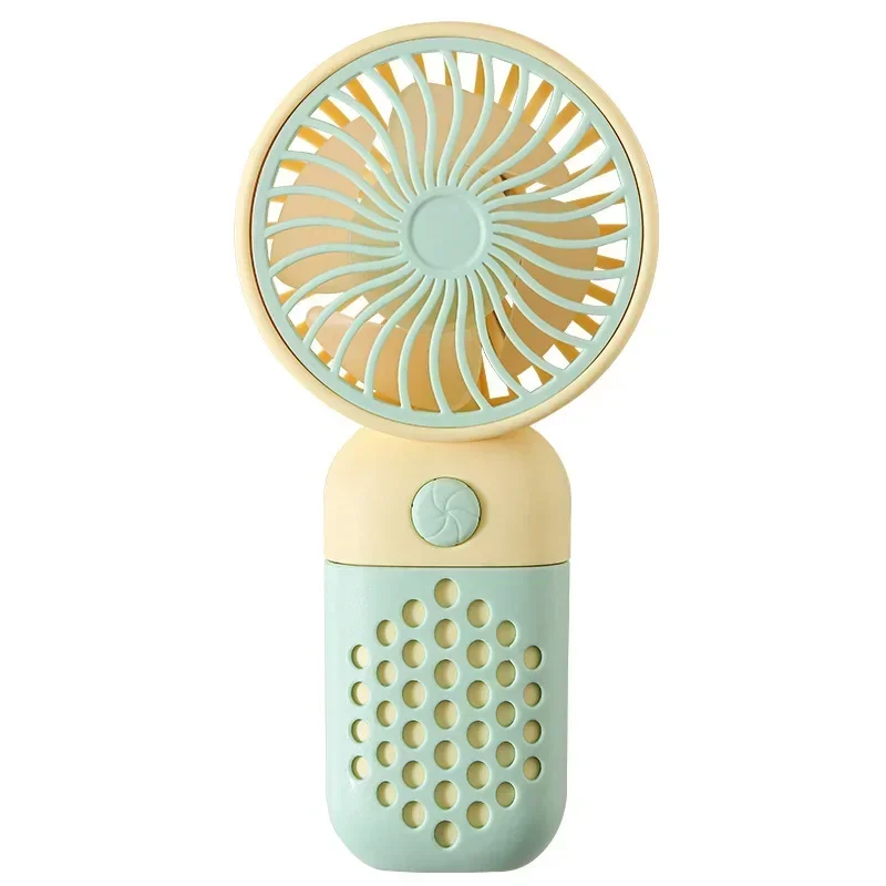 Portable Handheld Mini Fan USB Rechargeable Mute Small Electric Fan Outdoor Travel Cooling Fan Student Dormitory