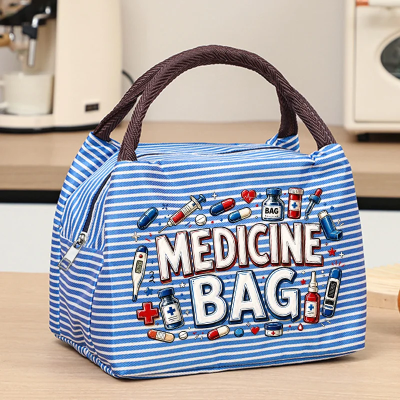 Casual Small Handbag Nurse Caregiver Small Purse, Women'S Portable Medicine Bag, Ideal for Family Travel, Camping, Hospital Care