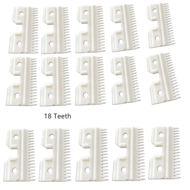 

Грубая керамика Сменное лезвие для стрижки домашних животных, 18 Зубцов, для Andis, Oster A5, Walh KM Series, съемные лезвия (не подходит для № 40)