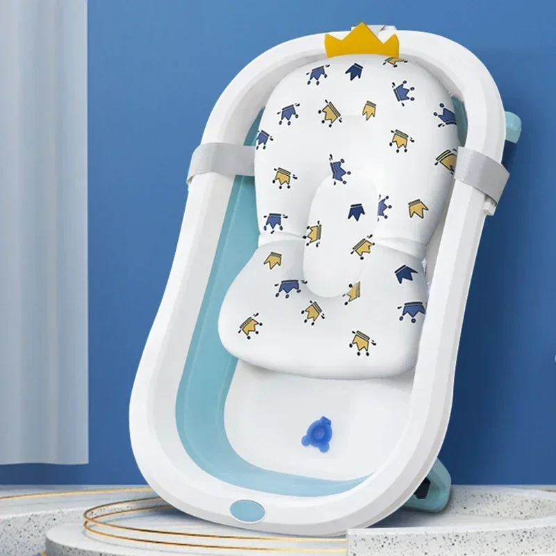 ABOOKS-Coussin de Baignoire Portable pour Bébé, Siège de Soutien en Polymères, Pliable, Flottant