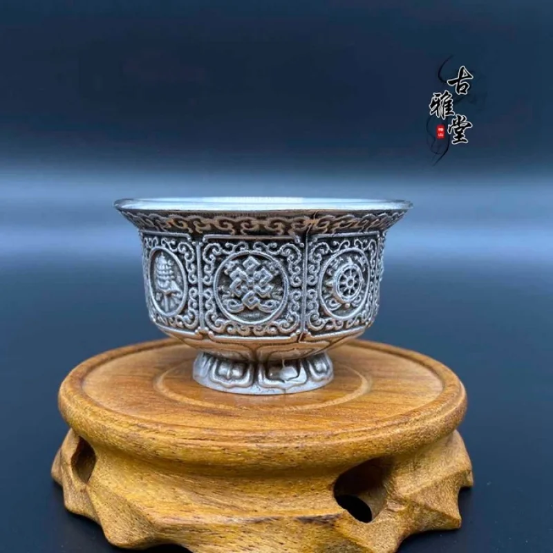 eight- and seven-cup vessels, pure water copper , Guanyin Bodhisattva offering bowls, Buddhist temple