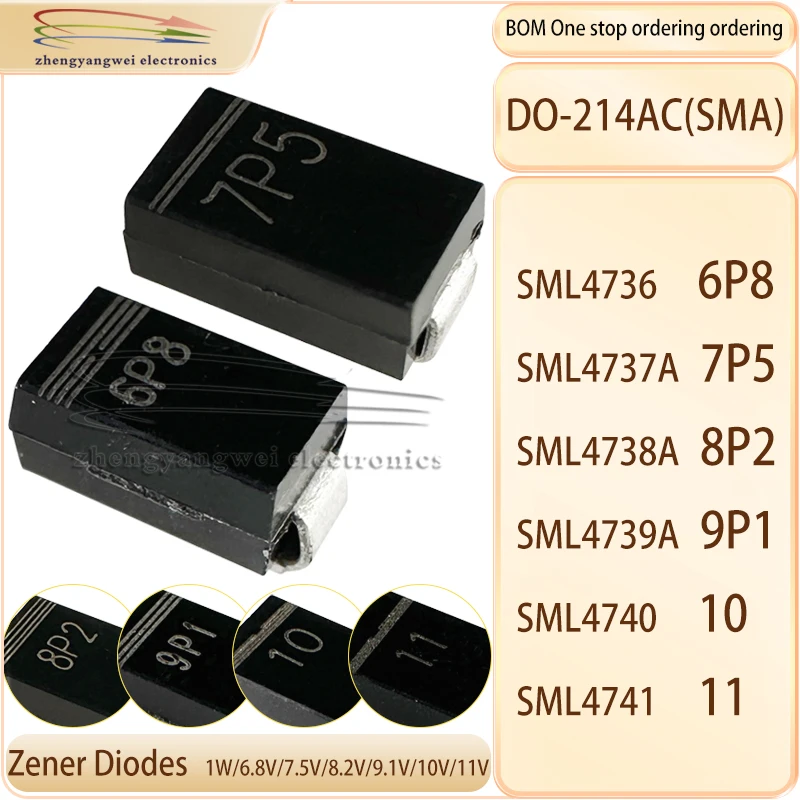 Sml4736 6P8 1W/6.8V…