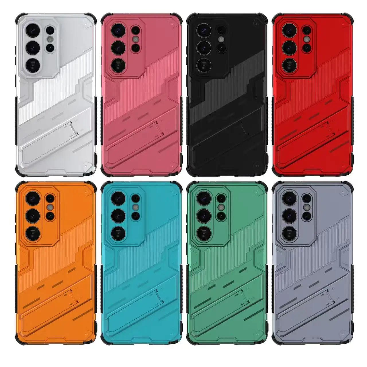 غطاء حماية قابل للطي مضاد للصدمات لهاتف سامسونج جالاكسي S25 S26 Ultra Edge S26 PRO S25 Plus حافظة حماية للعدسات #6