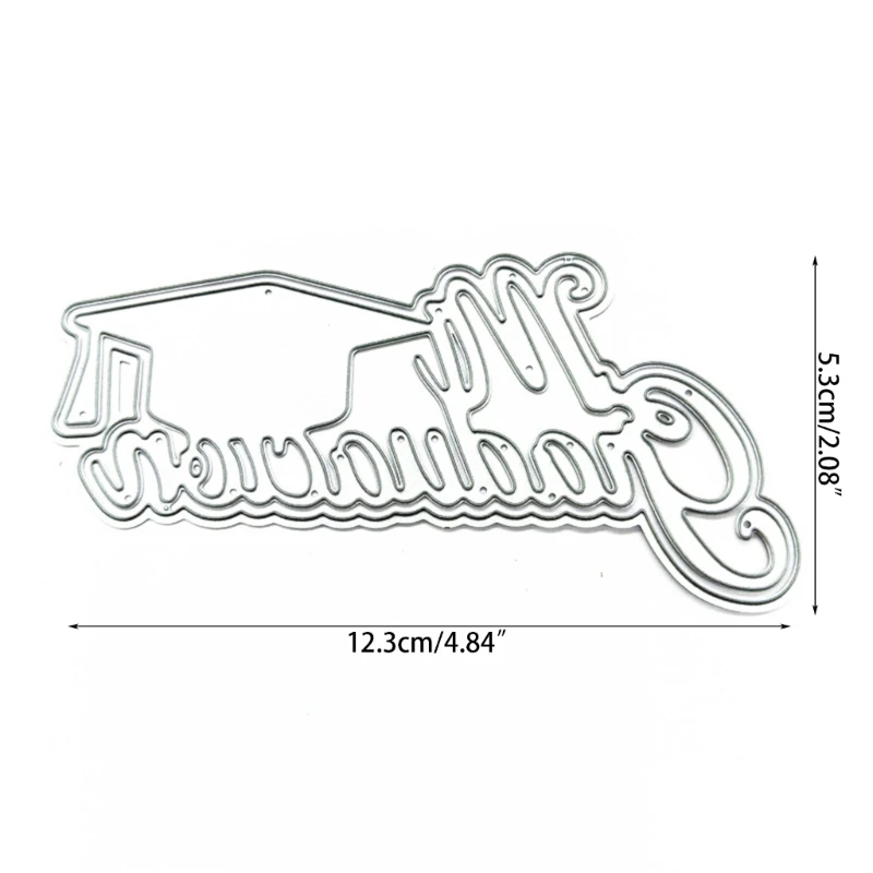 Molde corte para chapéu formatura, estênceis, bonés solteiro, cortes metal para álbum diy, decorações papel