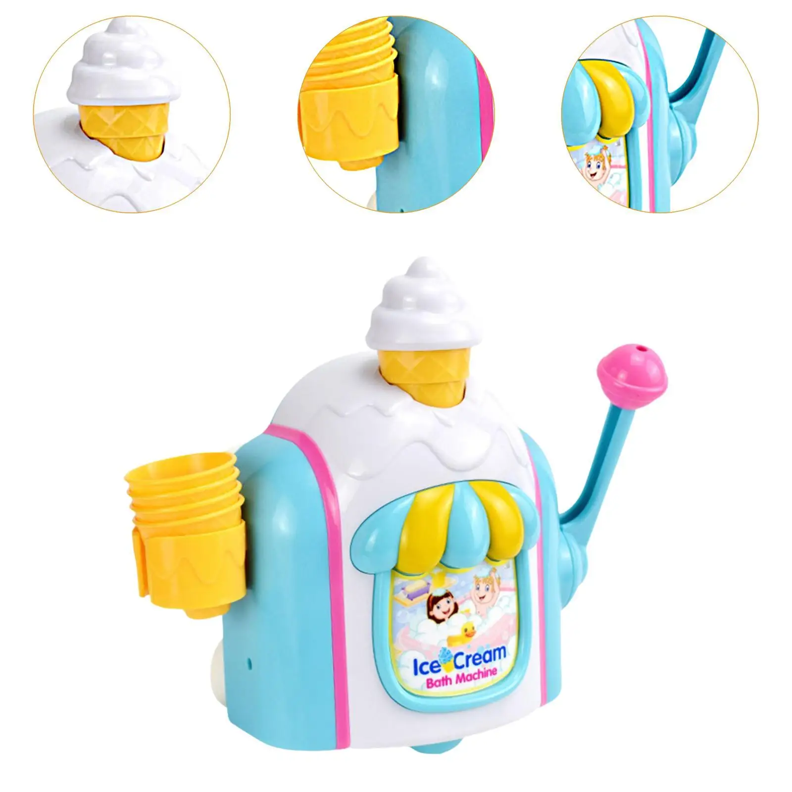 Детская игрушка для ванны с мороженым для концентрации мелкой моторики