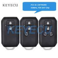 Keyecu CWTR53R0 433MHz FSK ID47 Chip Smart Remote Control Car Key Fob 2 3 4 Button for Suzuki Ertiga Vitara Swift 2018 2019 2020