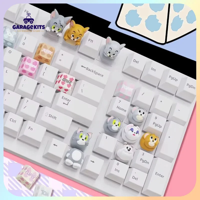 

Original Soap Studio Tom And Jerry Keycap Blind Box Decompression Cute Bean Workstation Fingertip Keyboard Keycap Trend Toy Gift