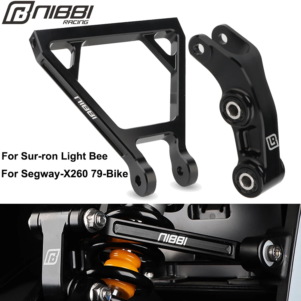 

NIBBI Rear Shock Triangle Suspension Bracket Reinforced Shock Absorbing For Sur-ron Light Bee Segway 79Bike Motor E-RideDirtbike