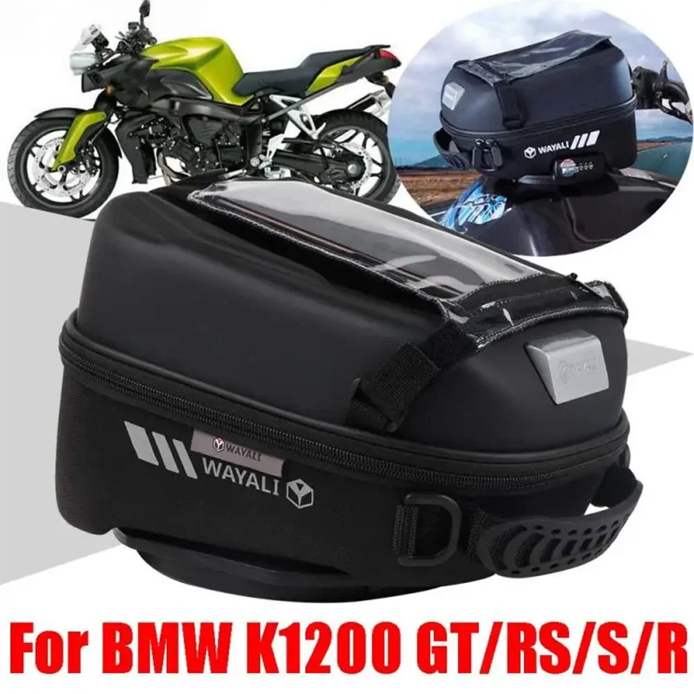 Do BMW K1200GT K1200RS K1200S K1200R K1200 K 1200 GT R S RS K 1200R Akcesoria Torba na zbiornik Torby do przechowywania bagażu Plecak Tanklock