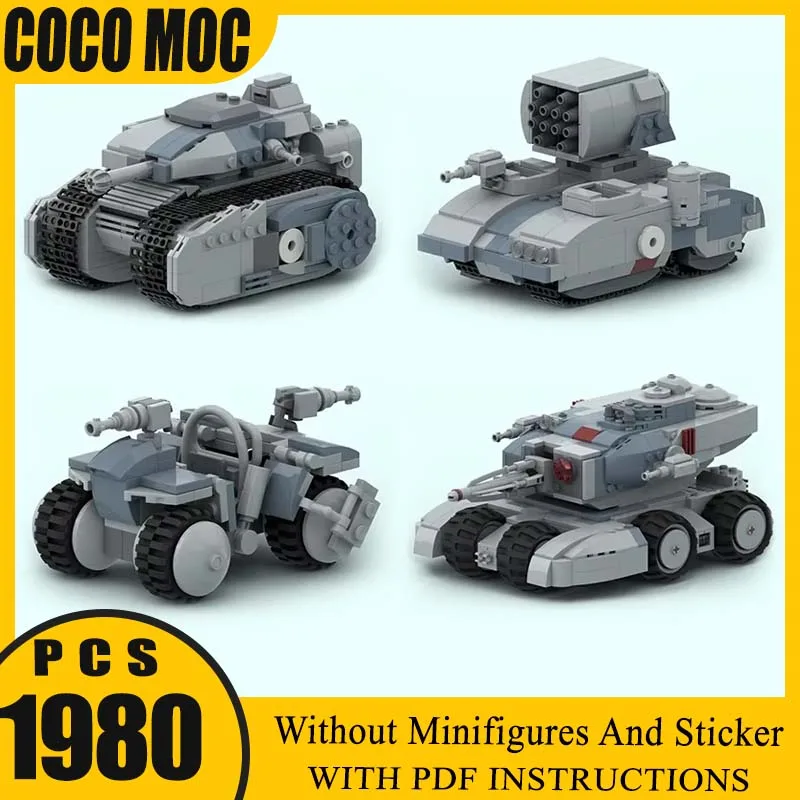 

Empire Light Tank Space Military Weapon Model Moc Building Bricks Gift Christmas Toy DIY Sets AssemblyTechnology Modular Blocks