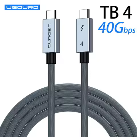 40Gbps Thunderbolt-Compatible USB4 USB-C Cable for MacBook Docking — best standard C-to-C docking cable