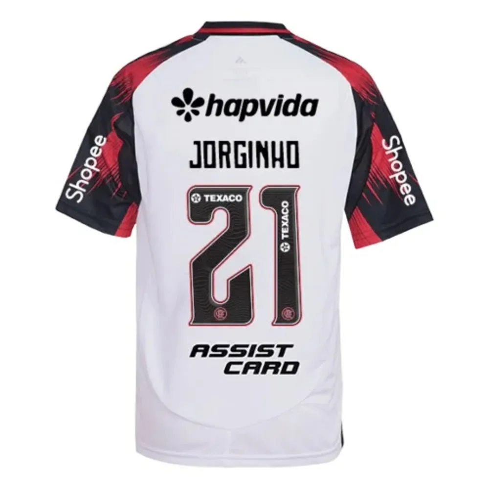 فلامنغو 25-26 بعيدا والمنزل قمصان كرة القدم تي شيرت ثلاثية الأبعاد مطبوعة قصيرة الأكمام تي شيرت رياضي نفس الكبار والأطفال